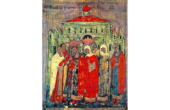 Cununia Sfântului Petru de Murom cu Sfânta Fevronia Ziua de prăznuire a Sfinților Petru și Fevronia de Murom, zi a dragostei și a fidelității