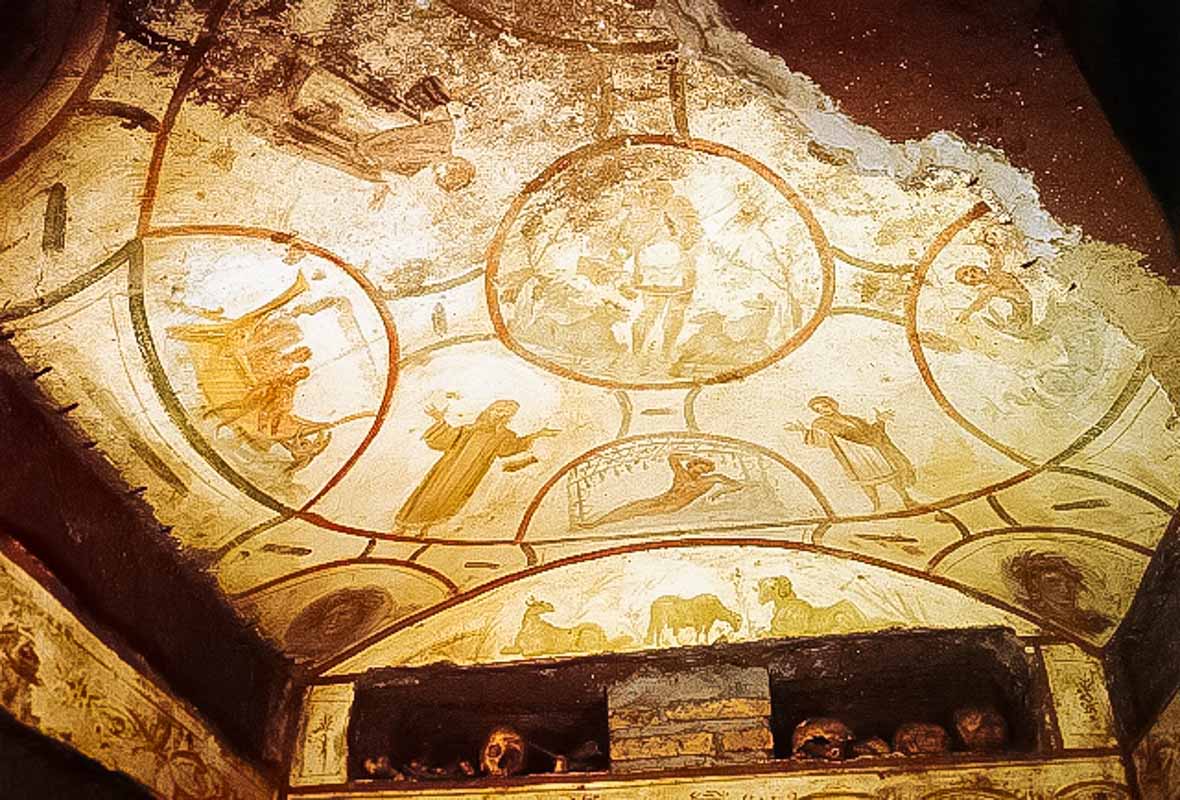 Catacombele Domitillei din Roma Catacombele Domitillei din Roma