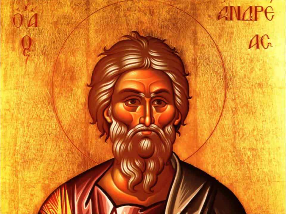 Troparul Sfântului Apostol Andrei, cel Întâi Chemat, Ocrotitorul României (în limba greacă) Troparul Sfântului Apostol Andrei, cel Întâi Chemat, Ocrotitorul României (în limba greacă)