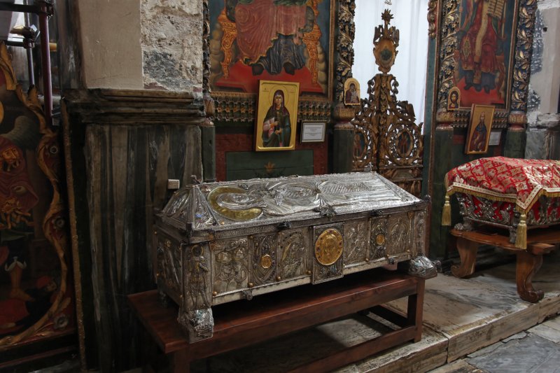 Racla cu moaştele Cuvioasei Anastasia a Serbiei / Foto: BLAGO Fund Racla cu moaştele Cuvioasei Anastasia a Serbiei