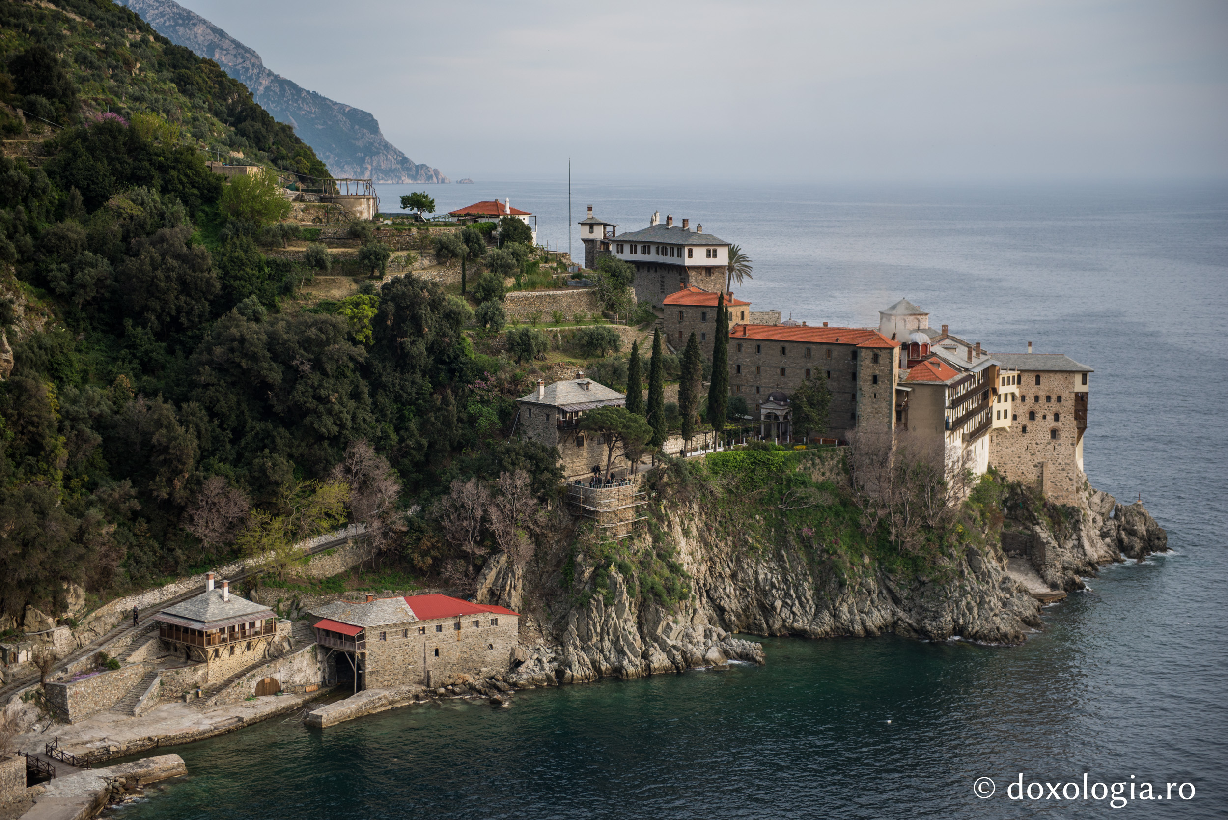 Mănăstirea Grigoriu – Athos / Foto: Pr. Silviu Cluci Mănăstirea Grigoriu – Athos