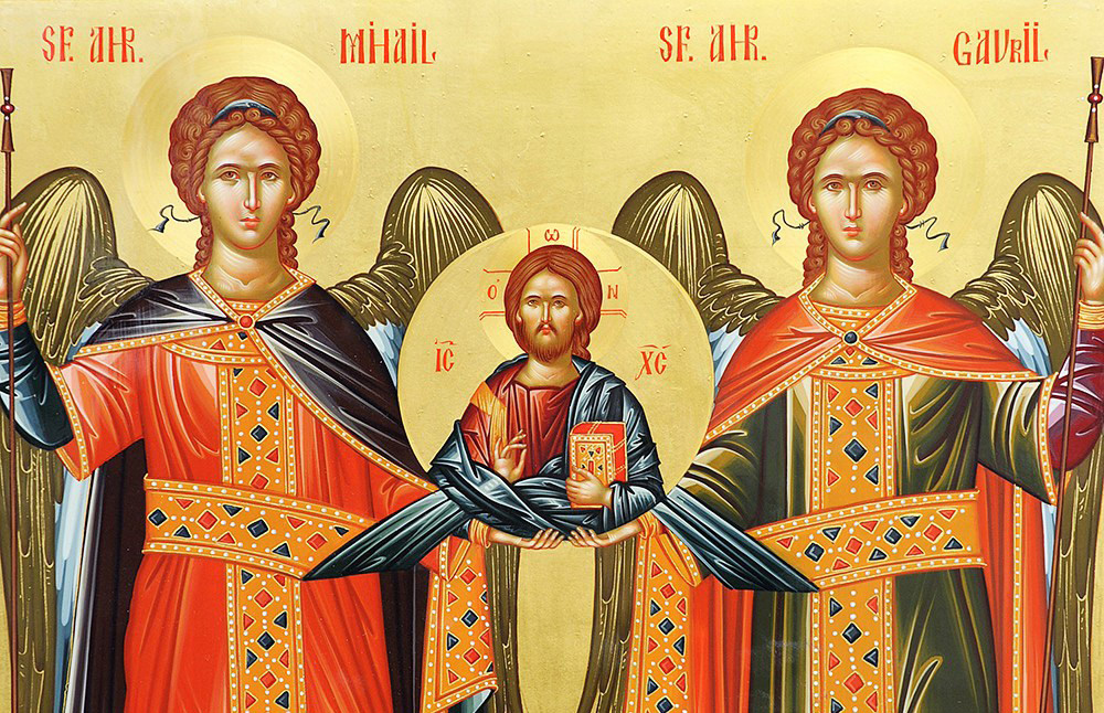 Troparul Sfinților Arhangheli Mihail și Gavriil și al tuturor cereștilor puteri Troparul Sfinților Arhangheli Mihail și Gavriil și al tuturor cereștilor puteri