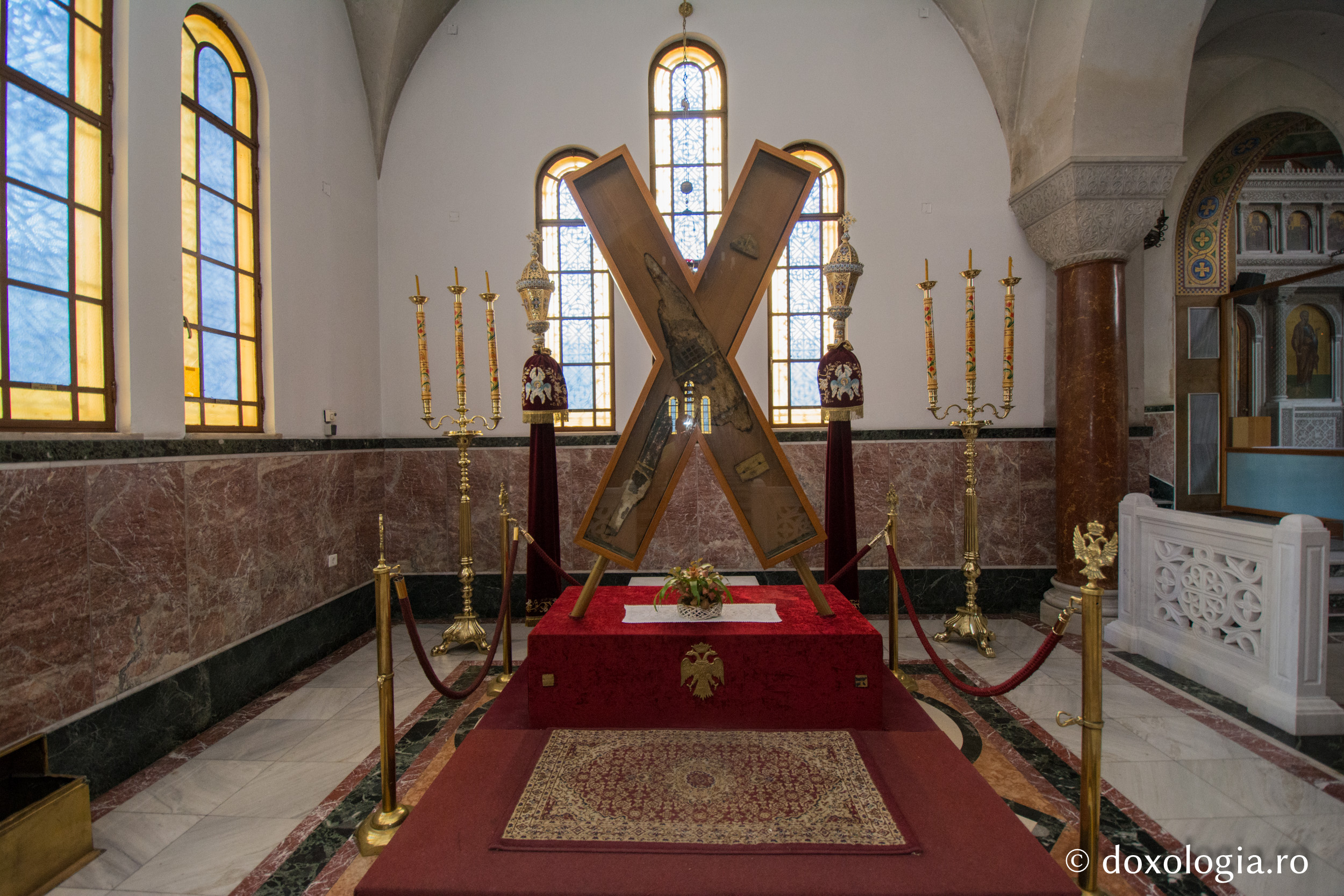 Crucea Sfântului Apostol Andrei / Foto: Pr. Silviu Cluci Crucea Sfântului Apostol Andrei