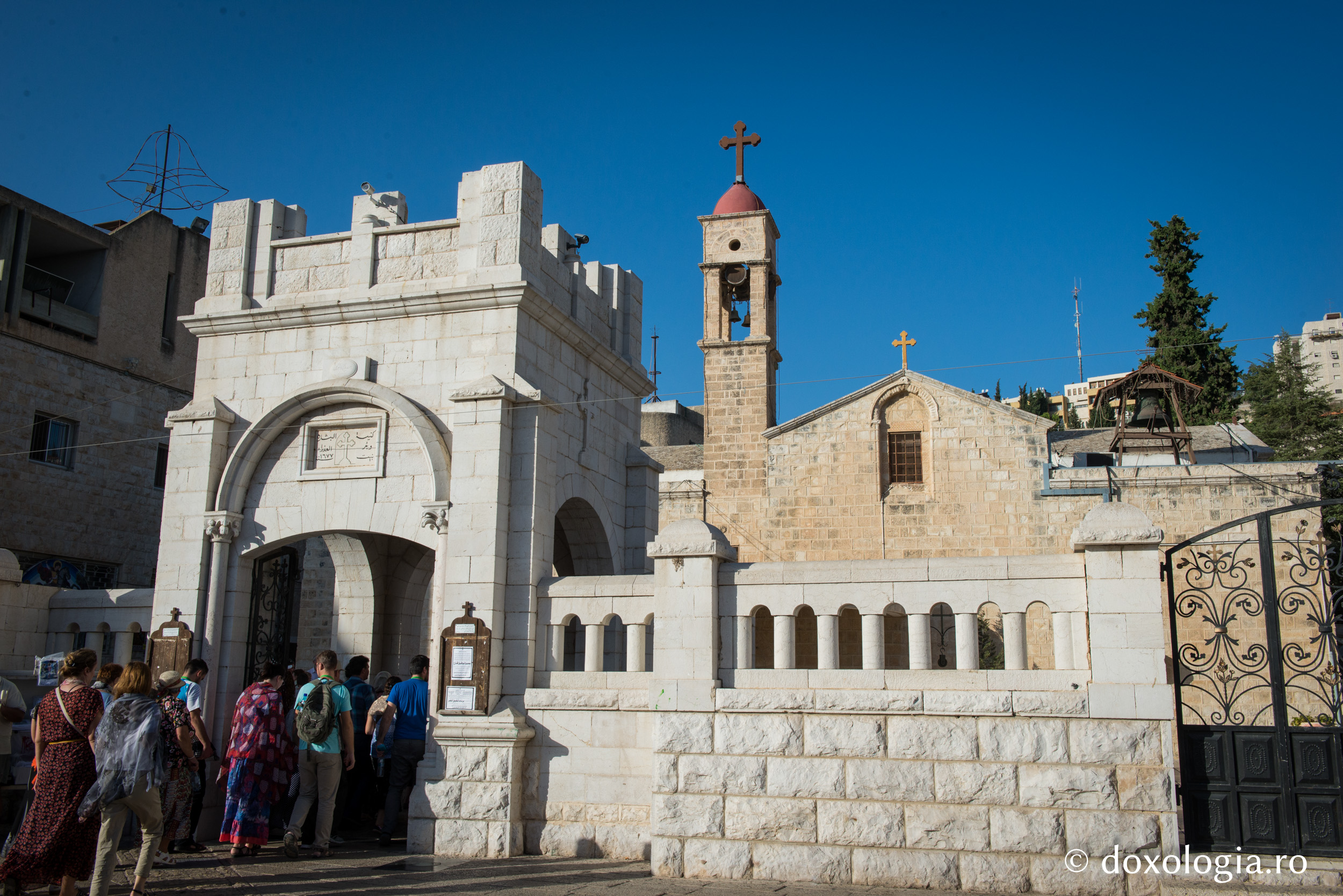 Biserica „Sfântul Arhanghel Gavriil” din Nazaret / Foto: Oana Nechifor Biserica „Sfântul Arhanghel Gavriil” din Nazaret
