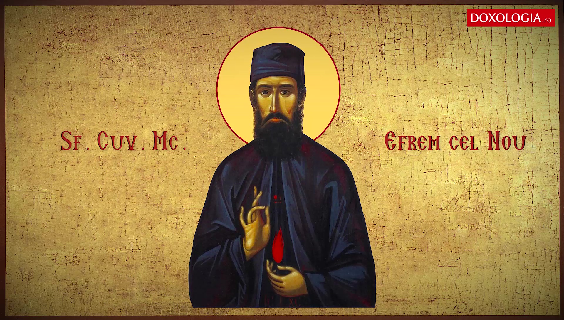 Sfântul Cuvios Mucenic Efrem cel Nou Sfântul Cuvios Mucenic Efrem cel Nou