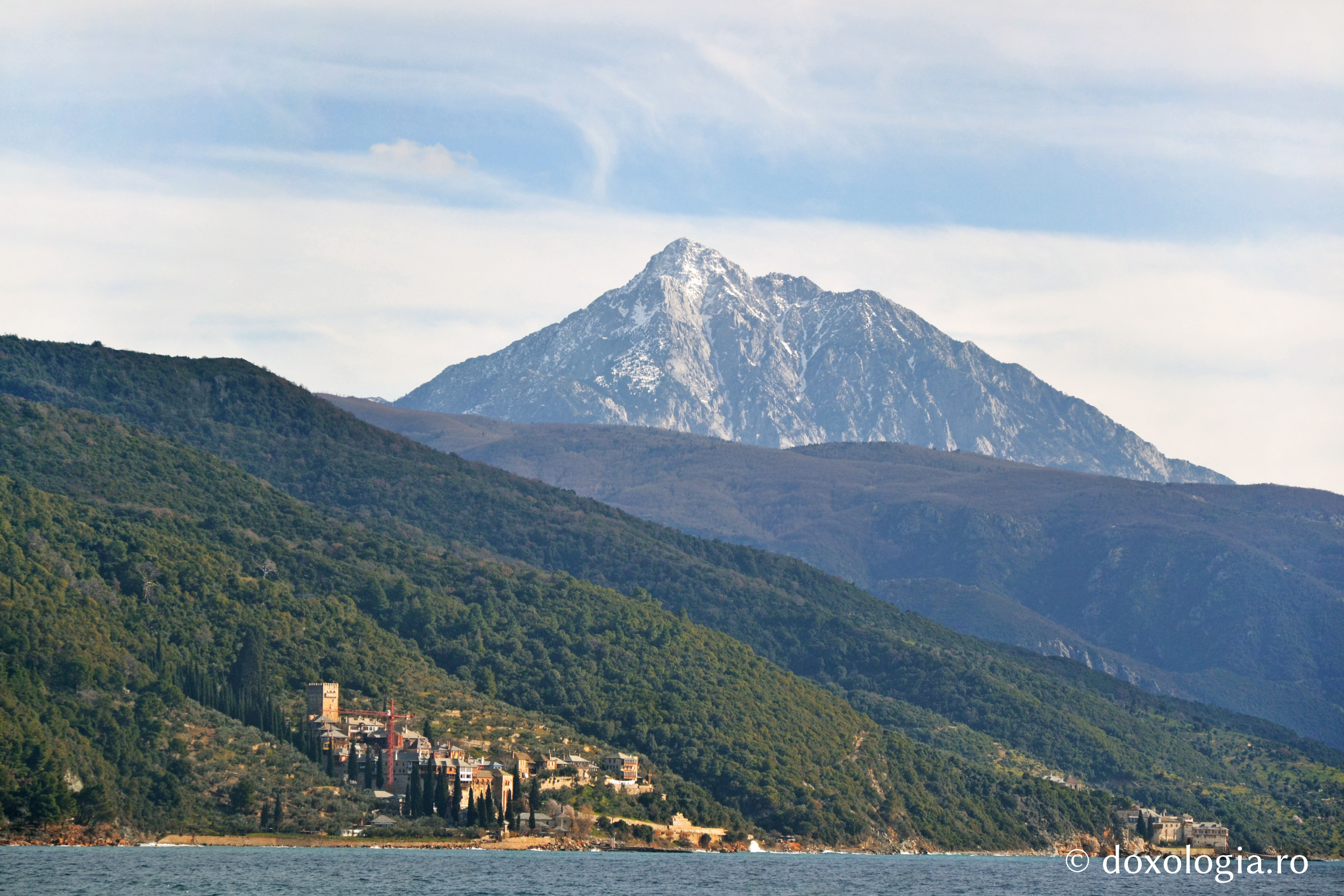 Mănăstirea Dohiariu din Muntele Athos – marea ctitorie a domnitorului Alexandru Lăpușneanu / Foto: Pr. Silviu Cluci Mănăstirea Dohiariu din Muntele Athos