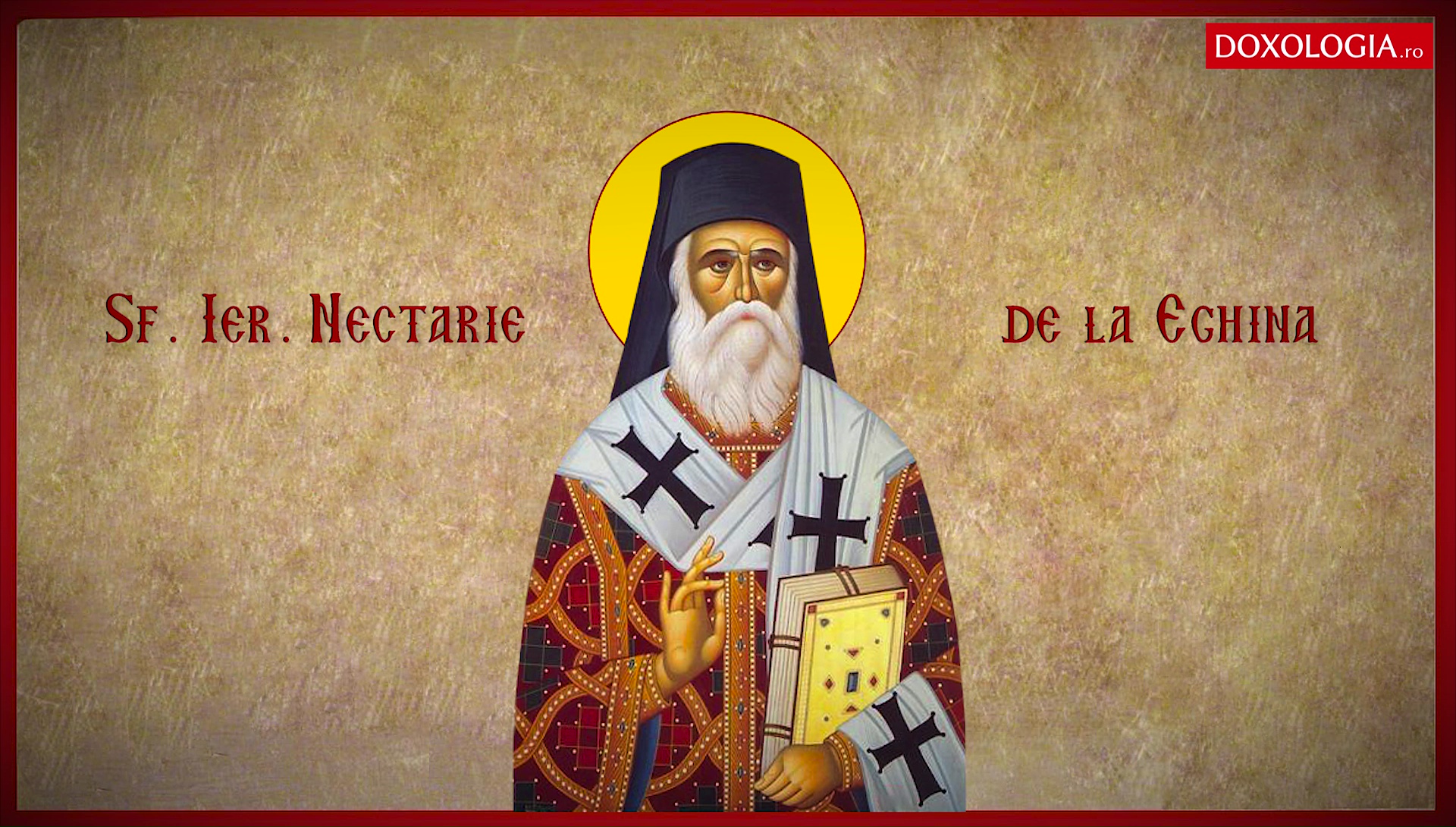 Troparul Sfântului Ierarh Nectarie Taumaturgul de la Eghina Troparul Sfântului Ierarh Nectarie Taumaturgul de la Eghina