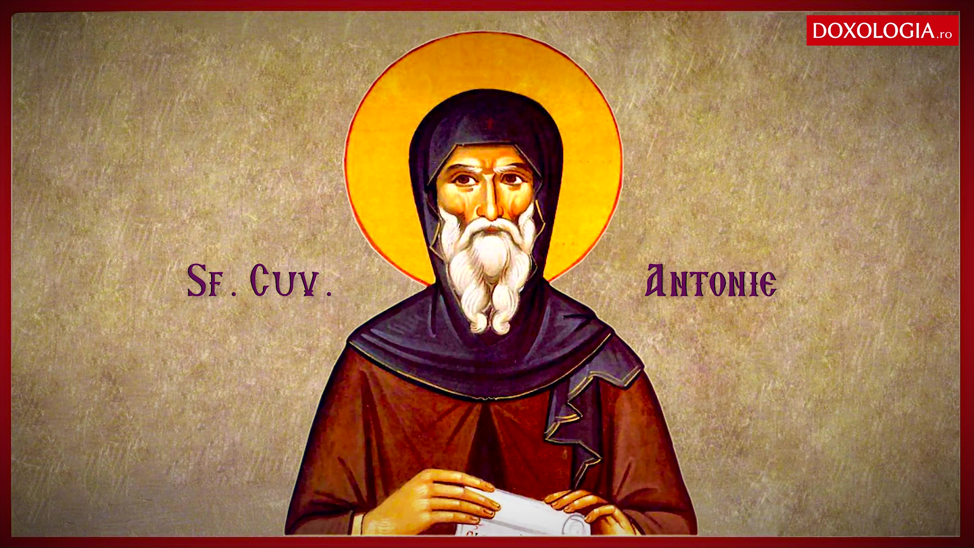 Troparul Sfântului Cuvios Antonie cel Mare Troparul Sfântului Cuvios Antonie cel Mare