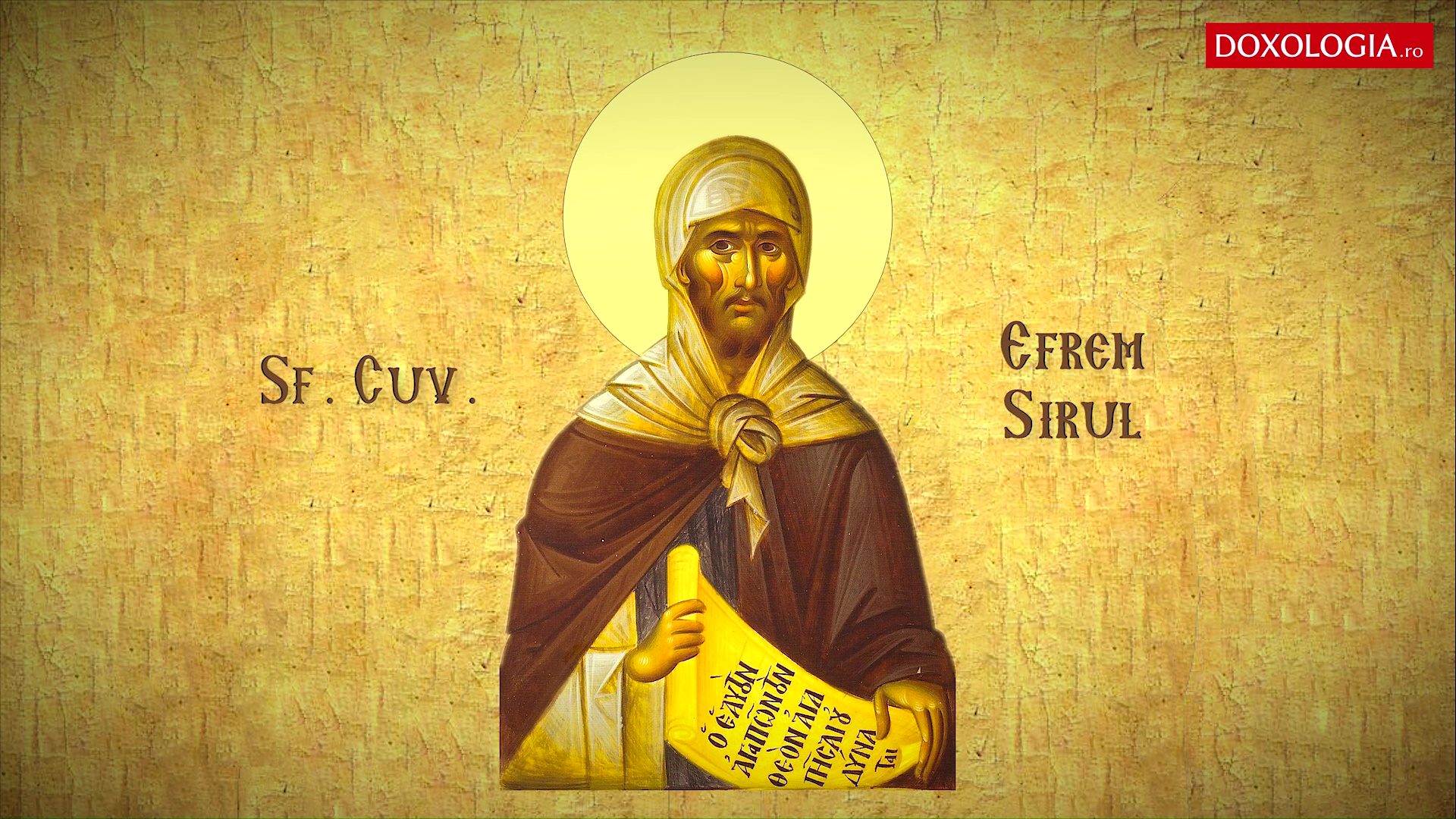 Troparul Sfântului Cuvios Efrem Sirul Troparul Sfântului Cuvios Efrem Sirul