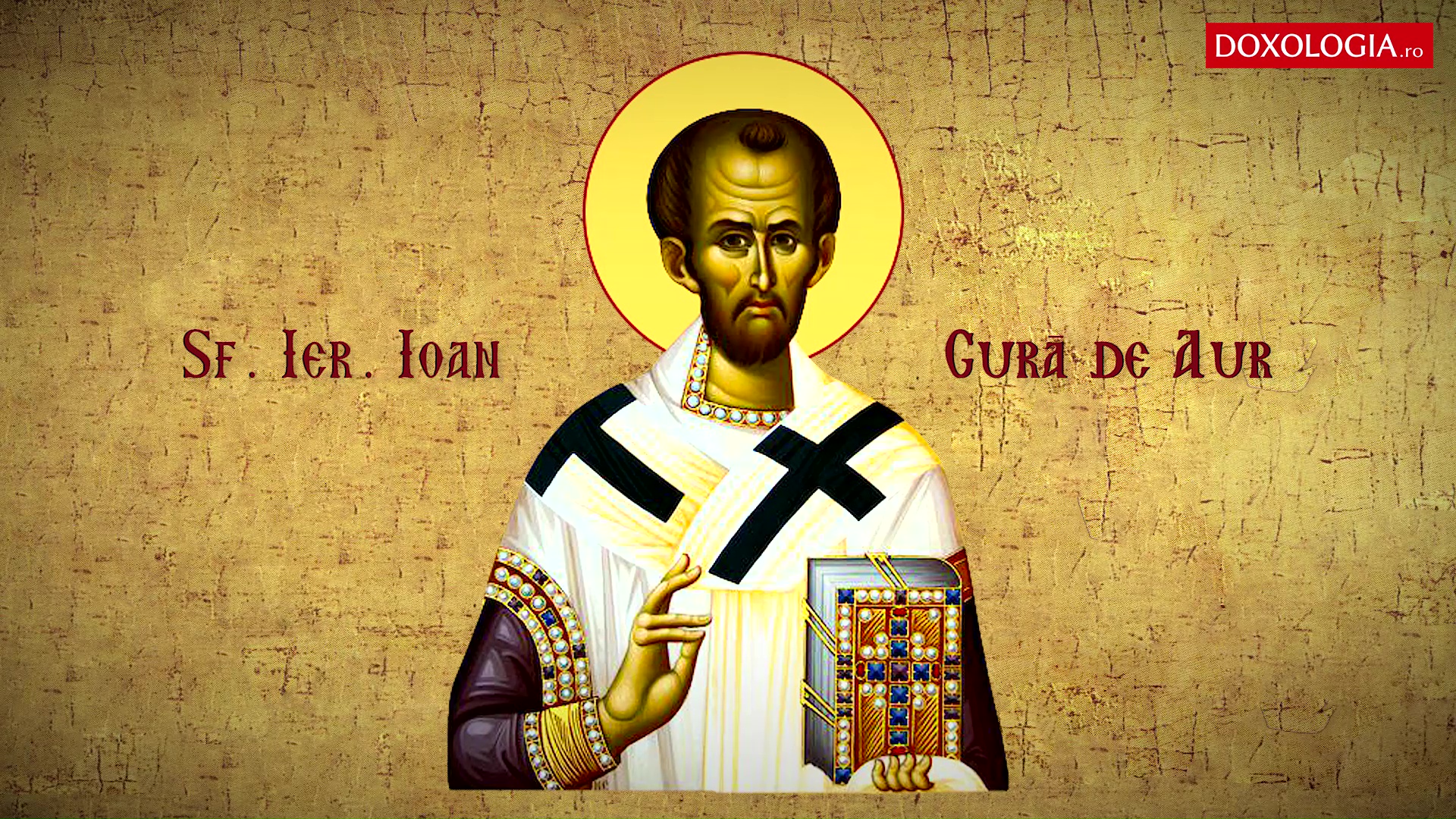 Troparul Sfântului Ierarh Ioan Gură de Aur, Arhiepiscopul Constantinopolului Troparul Sfântului Ierarh Ioan Gură de Aur, Arhiepiscopul Constantinopolului