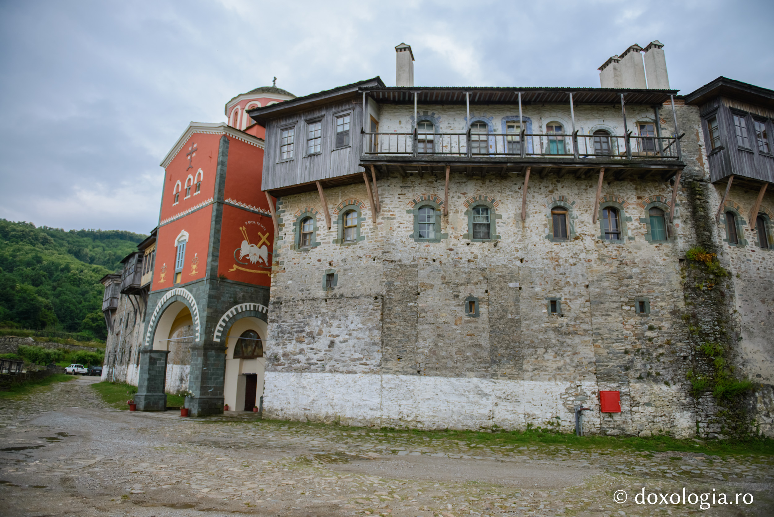 Mănăstirea Filoteu – Athos / Foto: Pr. Silviu Cluci Mănăstirea Filoteu – Athos