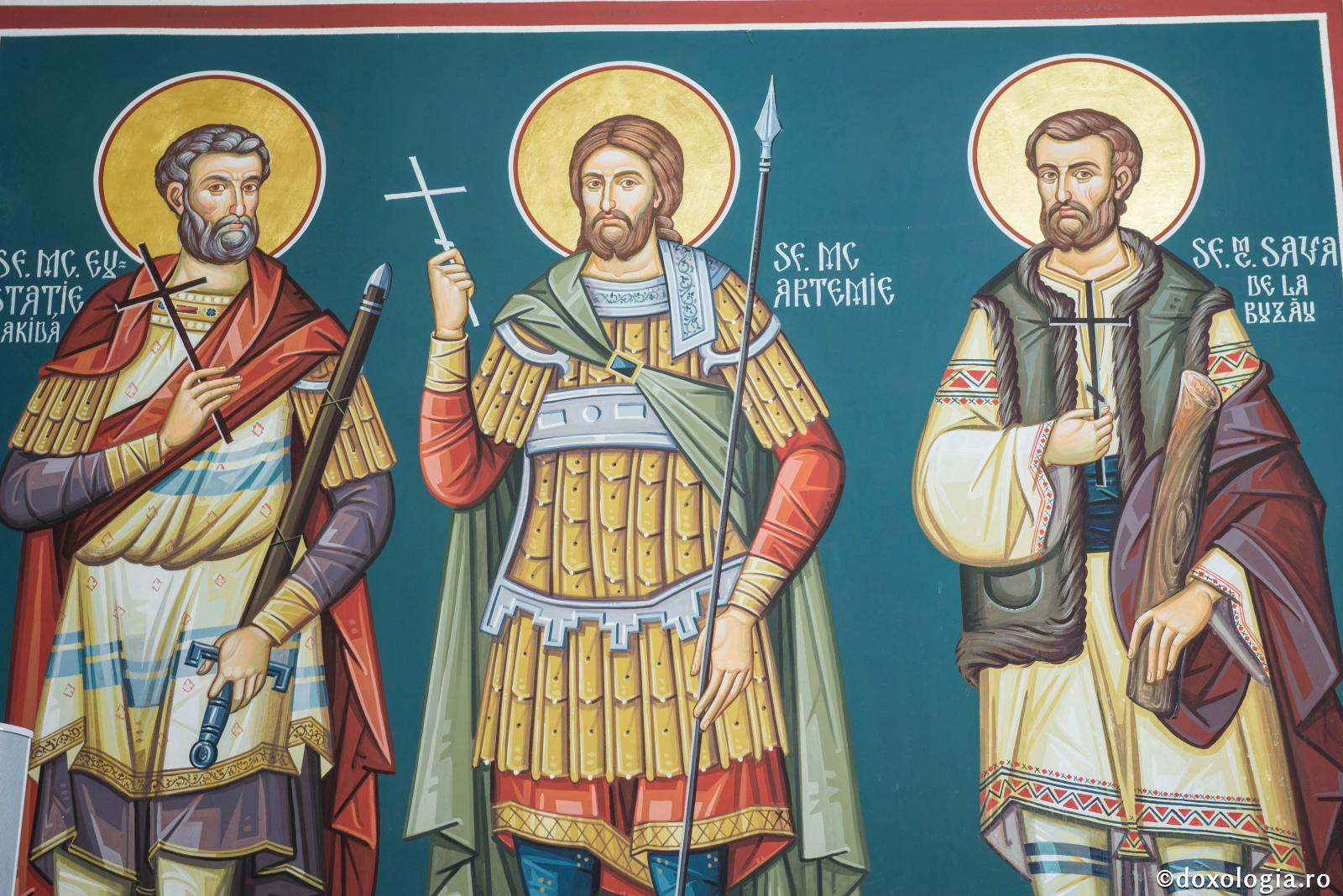 Sfântul Mare Mucenic Sava, un martir al adevărului / Foto: Oana Nechifor sfinți pictați
