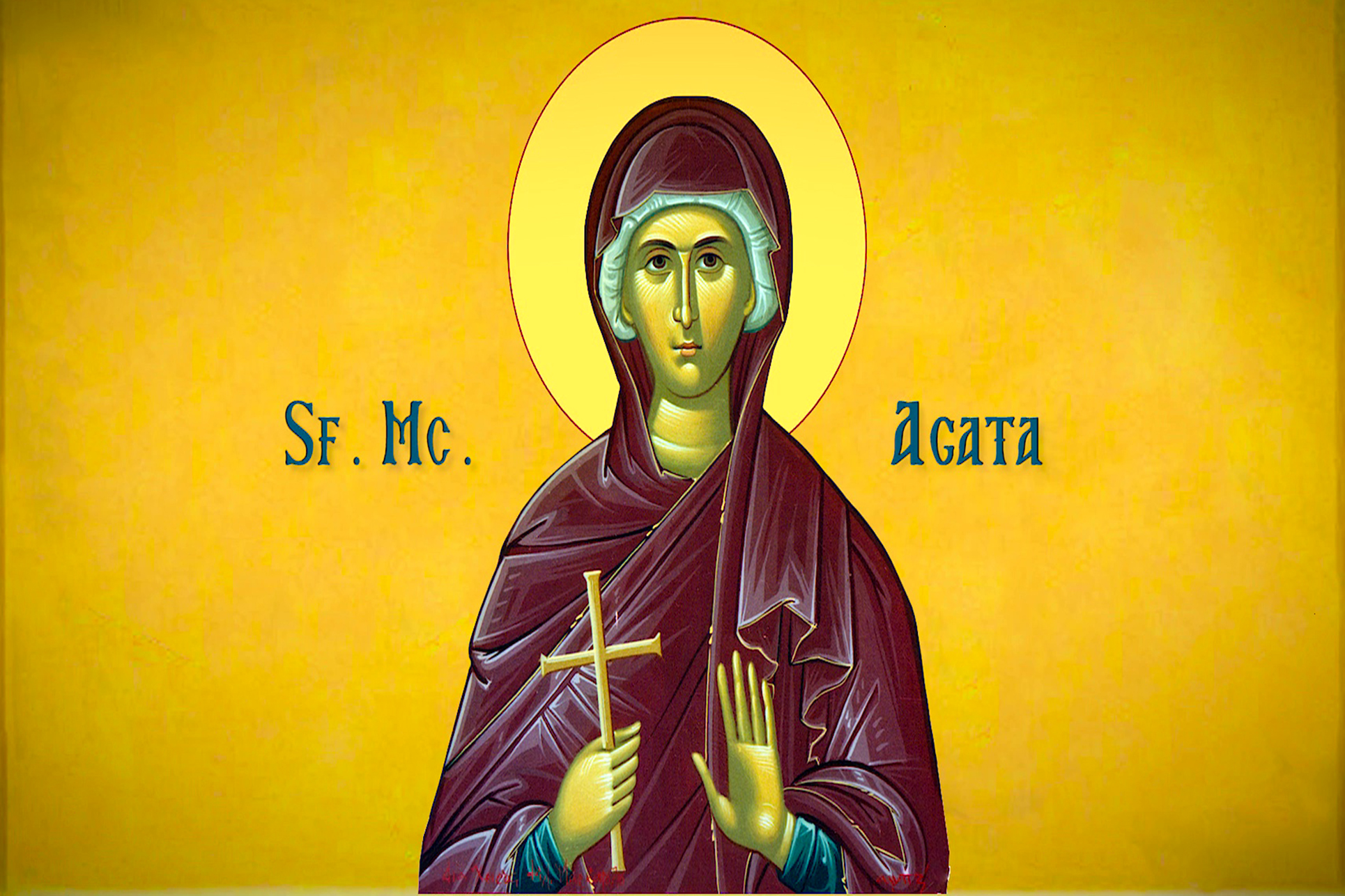 Sfânta Muceniță Agata ‒ drumul spre sfințenie Sfânta Muceniță Agata