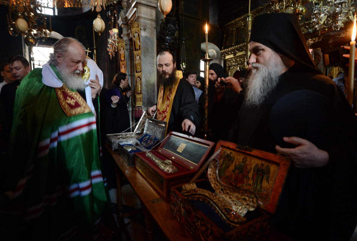 Foto: S. Vlasov / www.patriarchia.ru Odoarele Mănăstirii Pantocrator
