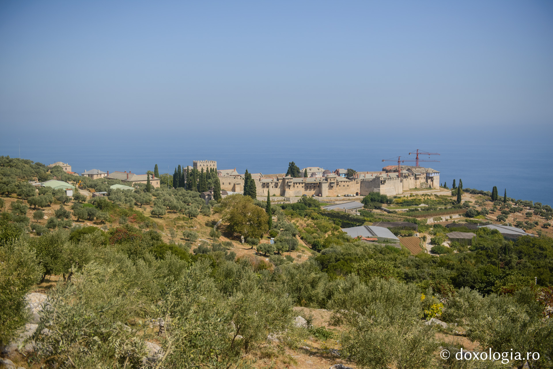 Marea Lavră / Foto: Pr. Silviu Cluci Mănăstirea Marea Lavră – Athos