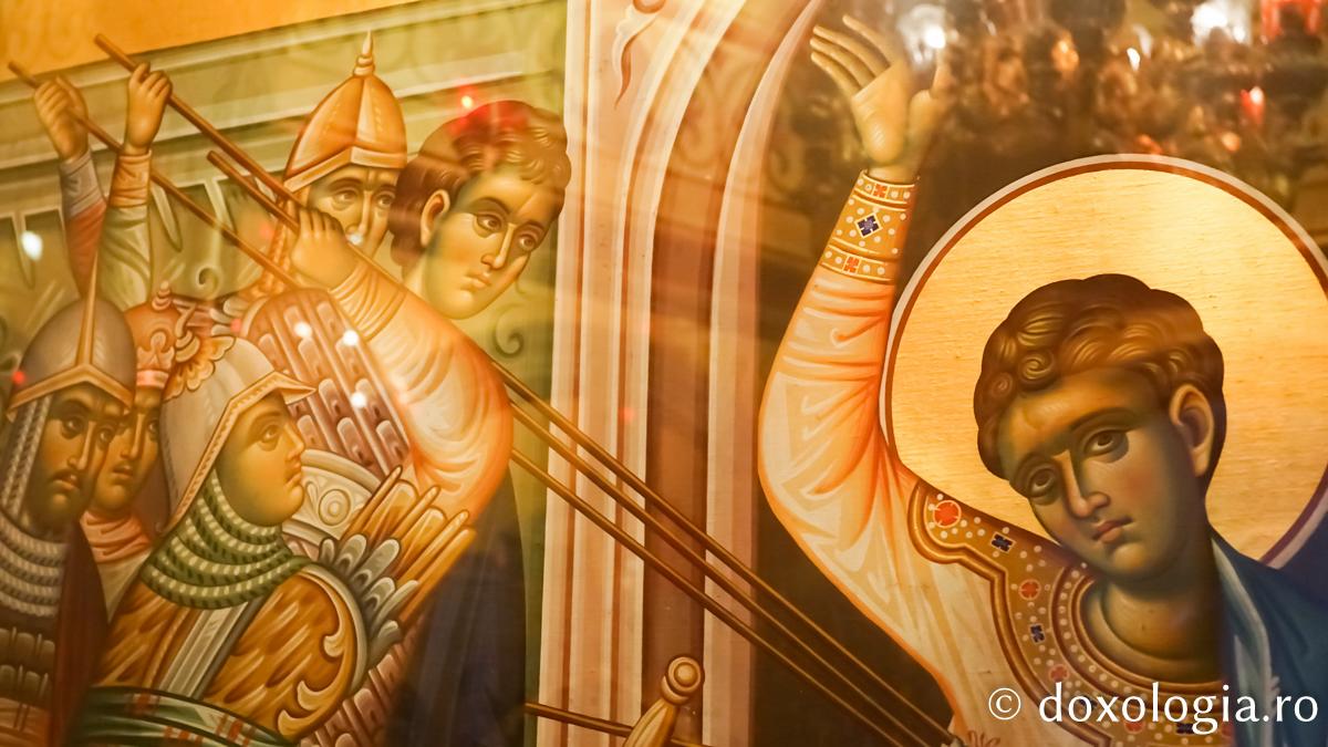 Iconografia muceniciei Sfântului Dimitrie / Foto: Magda Buftea Iconografia muceniciei Sfântului Dimitrie