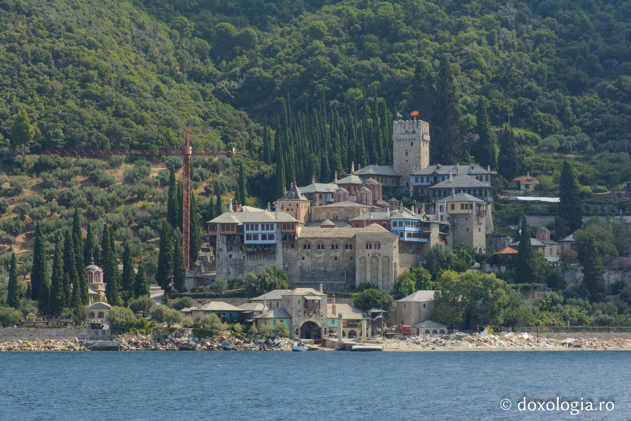 Mănăstirea Dohiariu – vedere de ansamblu / Foto: Pr. Silviu Cluci Mănăstirea Dohiariu – Athos