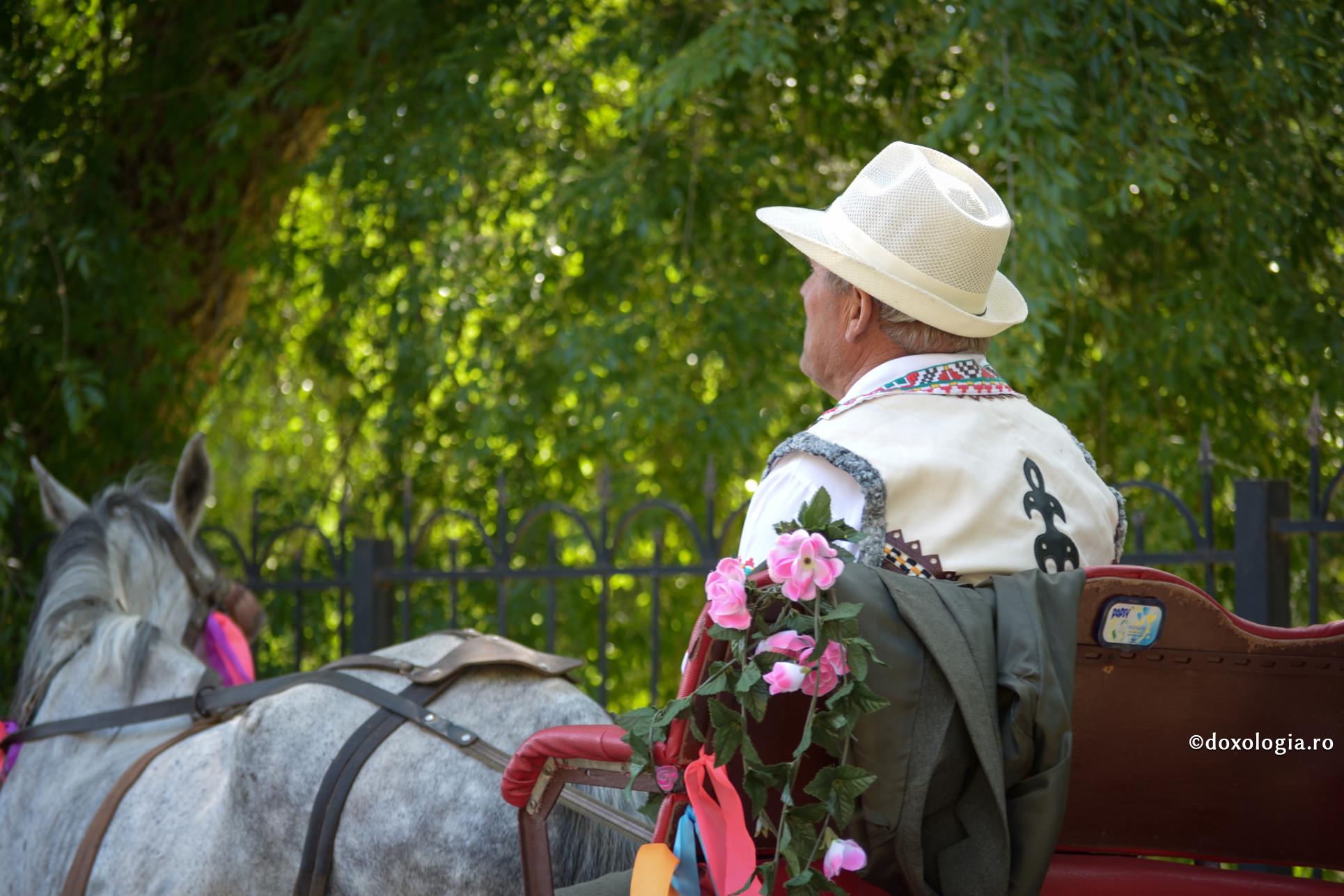 Stăpânitor patimilor este cugetul evlavios / Foto: Oana Nechifor bărbat în trăsură
