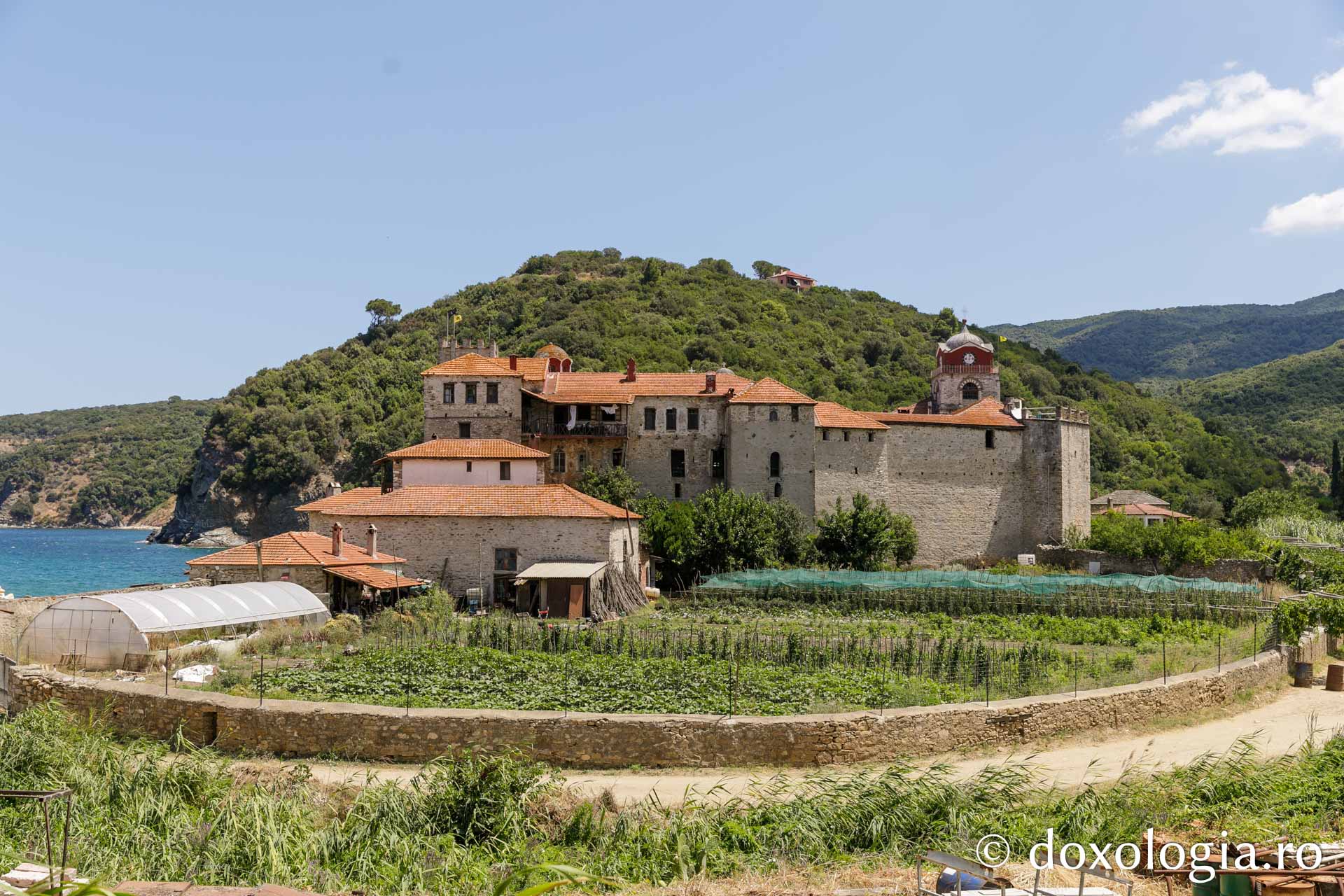 Mănăstirea Esfigmenu / Foto: pr. Silviu Cluci Manastirea Esfigmenu