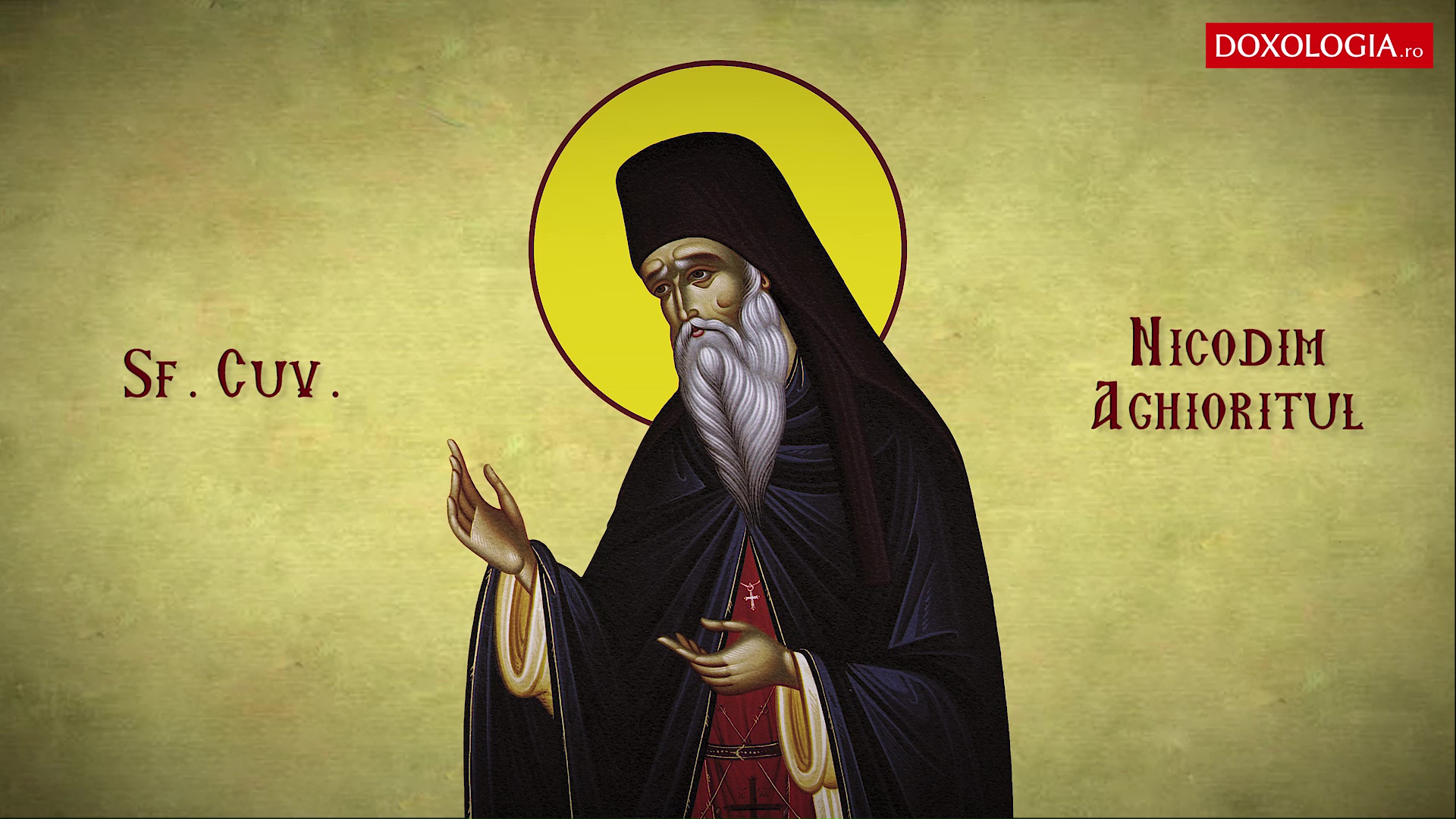 Sfântul Cuvios Nicodim Aghioritul Sfântul Cuvios Nicodim Aghioritul