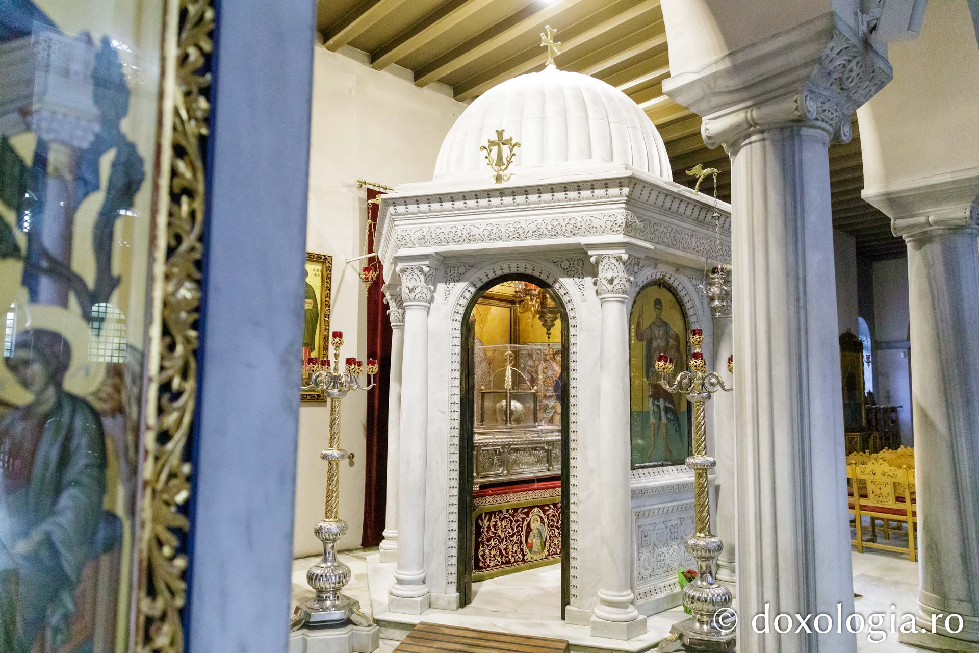 Moaștele Sfântului Dimitrie din Tesalonic / Foto: pr. Silviu Cluci Moaștele Sfântului Dimitrie din Tesalonic