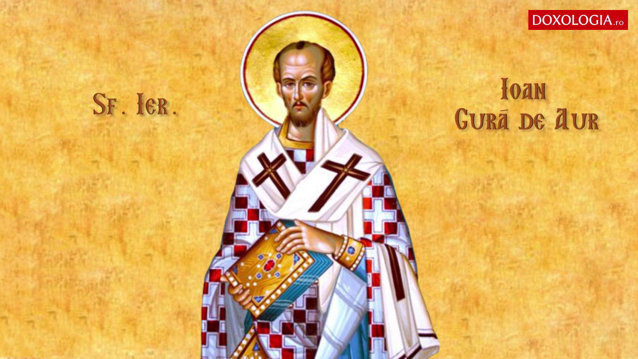 Troparul Sfântului Ierarh Ioan Gură de Aur, Arhiepiscopul Constantinopolului Troparul Sfântului Ierarh Ioan Gură de Aur, Arhiepiscopul Constantinopolului