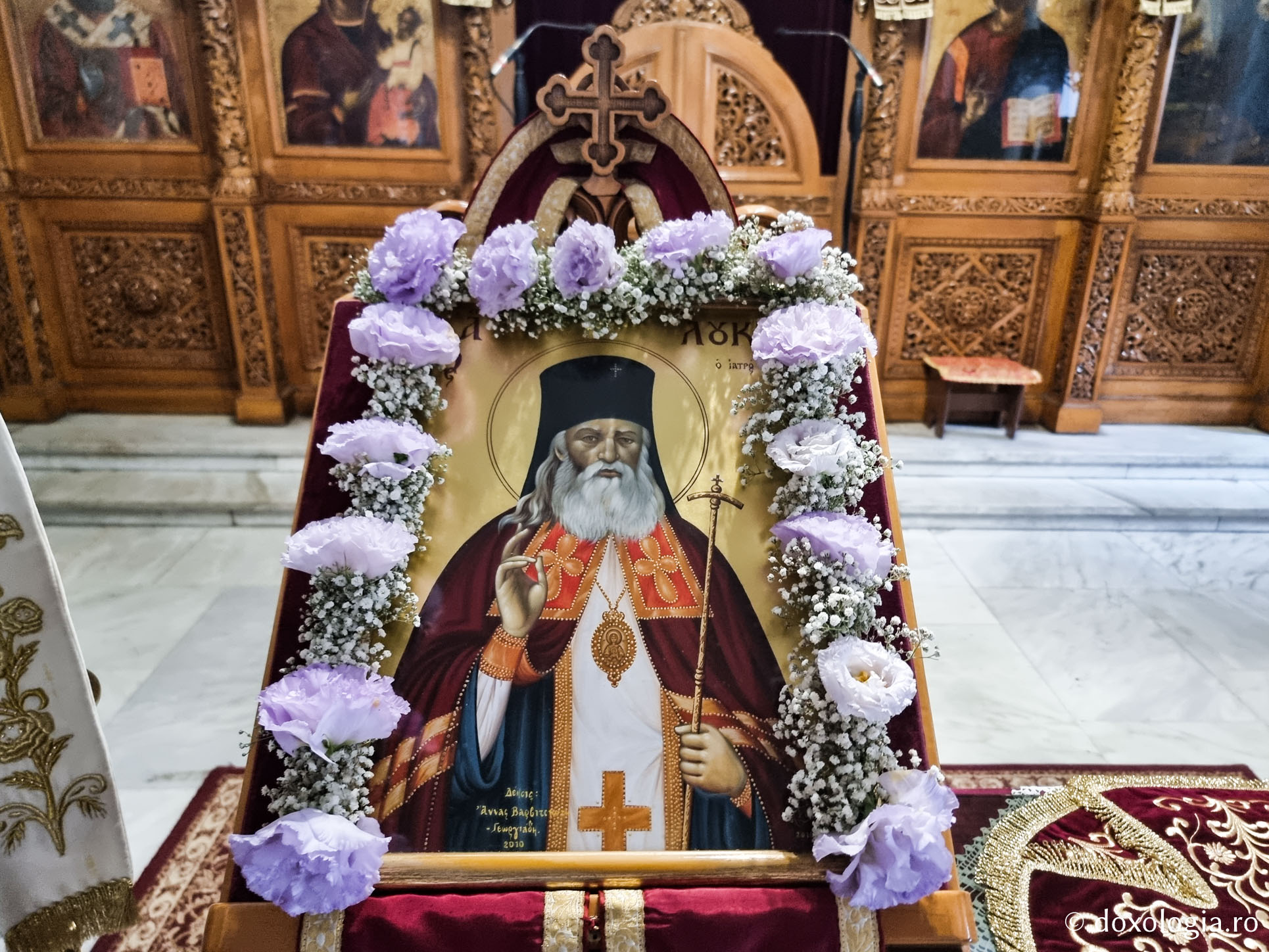 Sfântul Ierarh Luca, Arhiepiscopul Crimeei / Foto: Magda Buftea Sfântul Ierarh Luca, Arhiepiscopul Crimeei