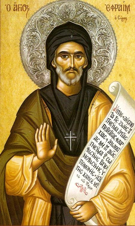 Sfântul Cuvios Efrem Sirul Sfântul Cuvios Efrem Sirul