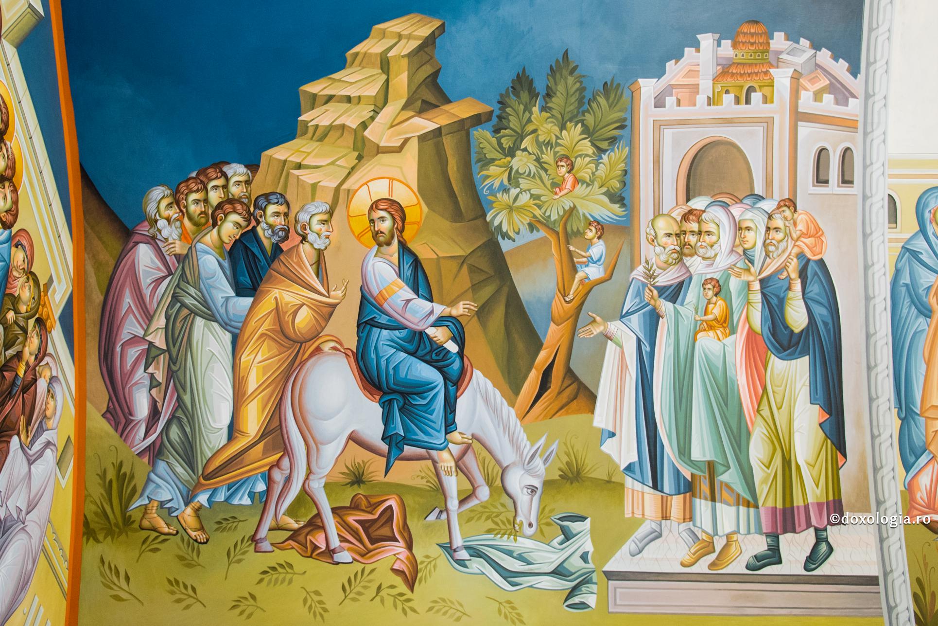 Un rege al păcii, în mijlocul lumii învrăjbite de ura păcatului / Foto: Oana Nechifor Intrarea Domnului în Ierusalim