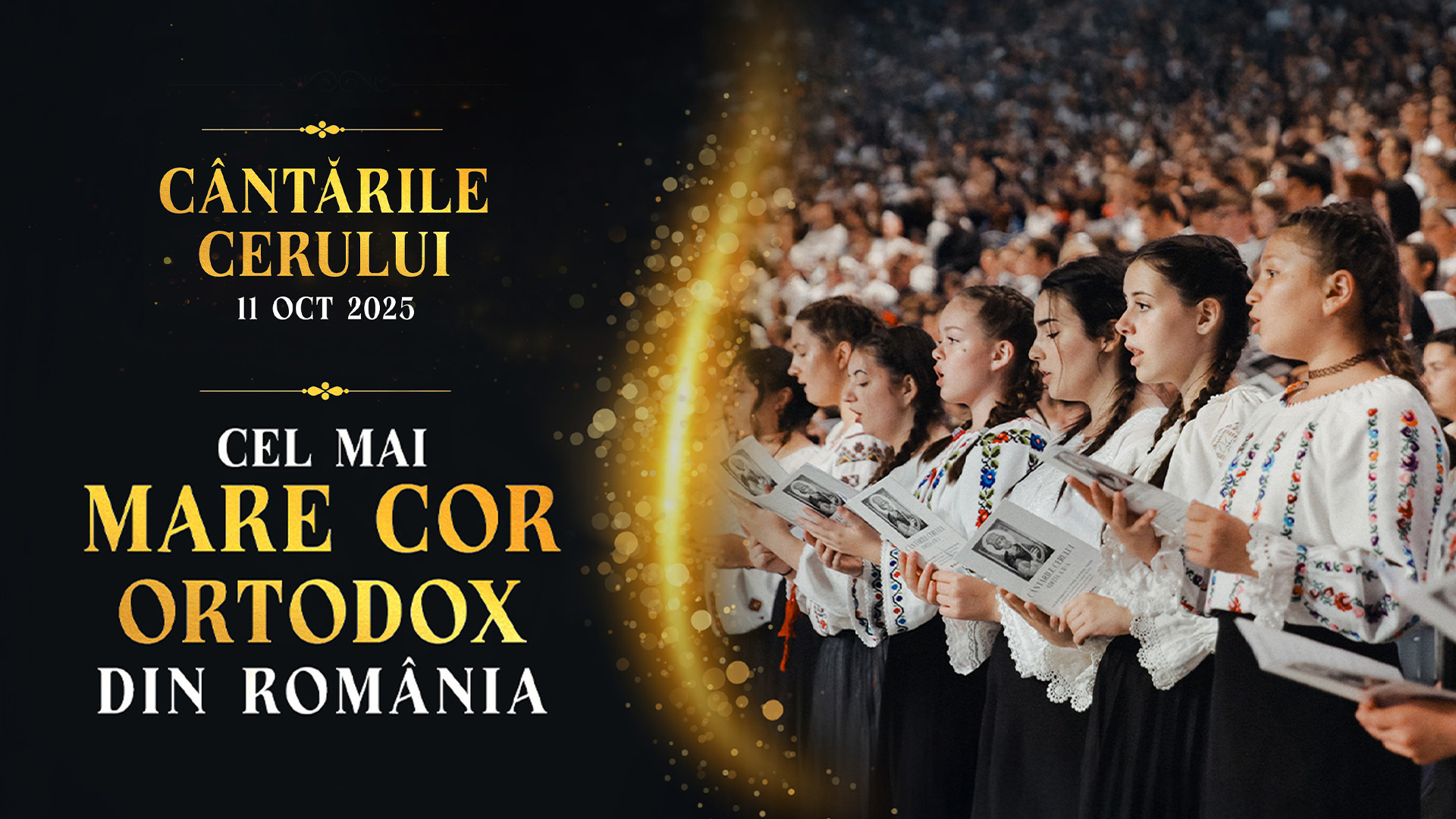 (Video) „Cântările Cerului” – mii de tineri la cel mai mare eveniment ortodox de cântări religioase, revine la Cluj-Napoca. (Video) „Cântările Cerului” – mii de tineri la cel mai mare eveniment ortodox de cântări religioase, revine la Cluj-Napoca.