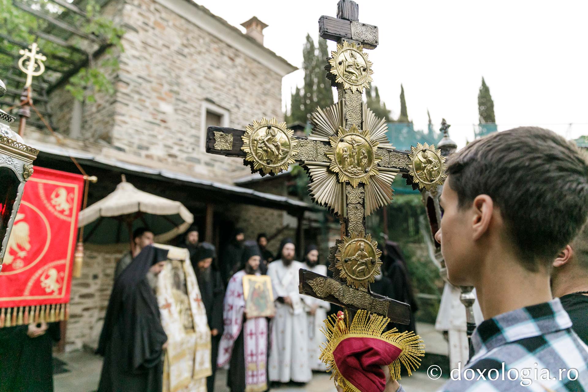 Crucea Sfântului Împărat Constantin cel Mare / Foto: pr. Silviu Cluci Crucea Sfântului Împărat Constantin cel Mare