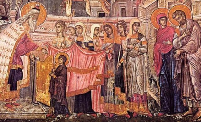 Intrarea Maicii Domnului în Biserică - intrarea noastră în Biserică prin Sfintele Taine Intrarea Maicii Domnului în Biserică - intrarea noastră în Biserică prin Sfintele Taine