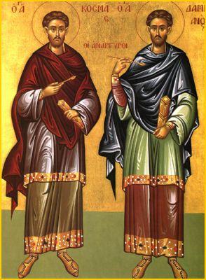 Viața Sfinților Mucenici Doctori fără de arginți, Cosma și Damian, din Roma