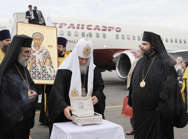 Moaştele Sfântului Lazăr dăruite de Cipru Rusiei