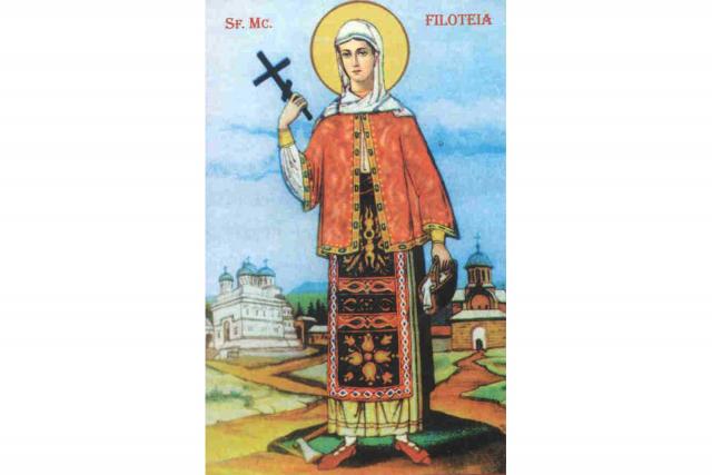 Sfânta Muceniţă Filofteia, ocrotitoarea copiilor şi a tinerilor Sfânta Muceniţă Filofteia, ocrotitoarea copiilor şi a tinerilor