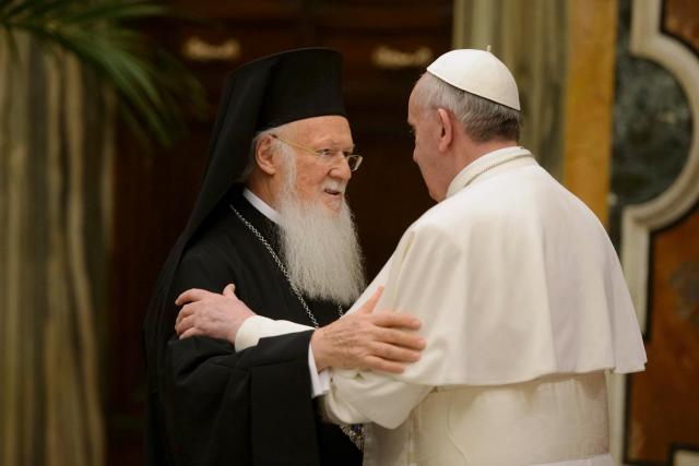 Patriarhul Ecumenic Bartolomeu se va întâlni cu Papa Francisc în perioada 24 -26 mai