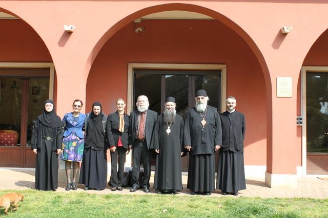 Vizita Înaltpreasfinţitului Ştefan Arhiepiscop de Tsagheri şi Lentekhi (Biserica Ortodoxă Georgiană) la Sediul Episcopiei Ortodoxe Române a Italiei
