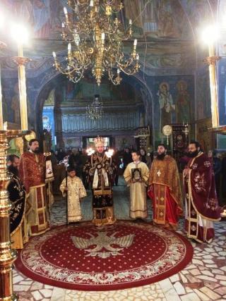 Slujire arhierească în Joia Mare la Mănăstirea Comana