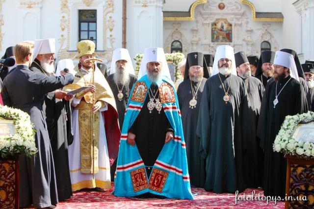 Întronizarea noului Întâistătător al Bisericii Ortodoxe din Ucraina a avut loc la Lavra Pecerska