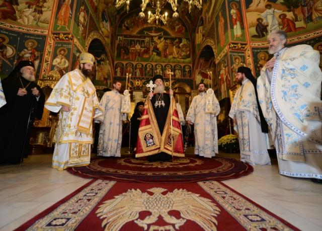 Patriarhul Ierusalimului la Biserica brâncovenească Sfântul Gheorghe - Nou