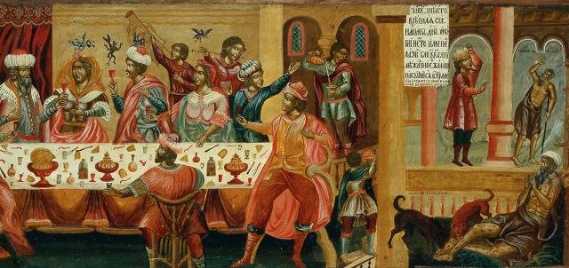 Predică la Duminica a-22-a după Rusalii: Evanghelia lui Lazăr şi a bogatului nemilostiv (Luca 16, 19-31) – Sfântul Nicolae Velimirovici