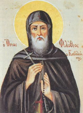 Sfântul Cuvios Filothei Dionisiatul - 21 octombrie
