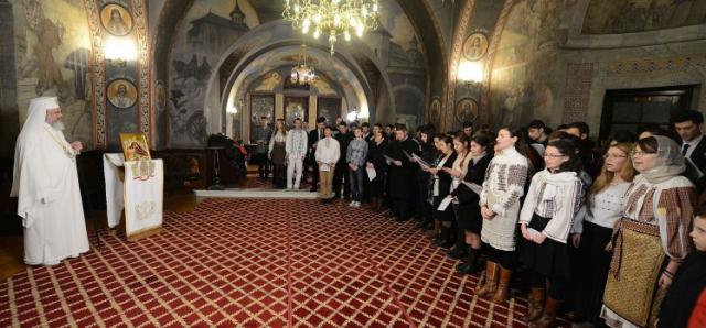Colindători din Bucureşti, Ilfov şi Maramureş, primiţi de Patriarhul României
