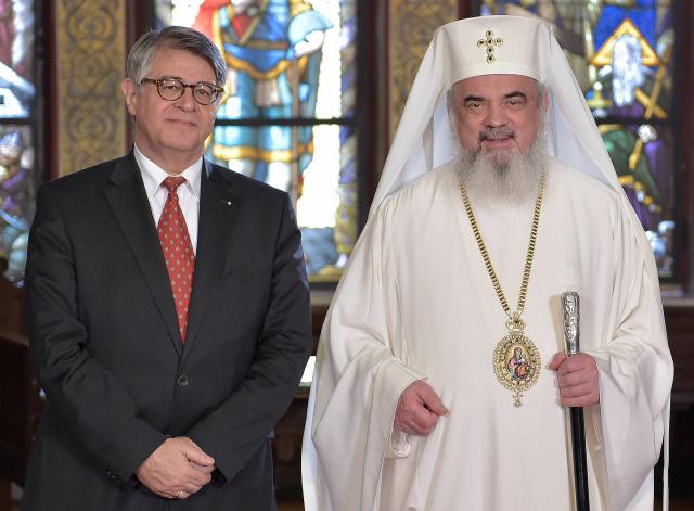Ambasadorul Greciei la București în vizită la Patriarhia Română