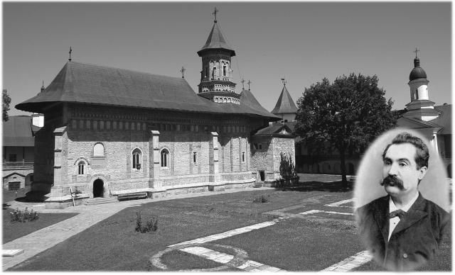 Eminescu la Mănăstirea Neamț
