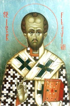 Viața Sfântul Ierarh Flavian, Arhiepiscopul Constantinopolului
