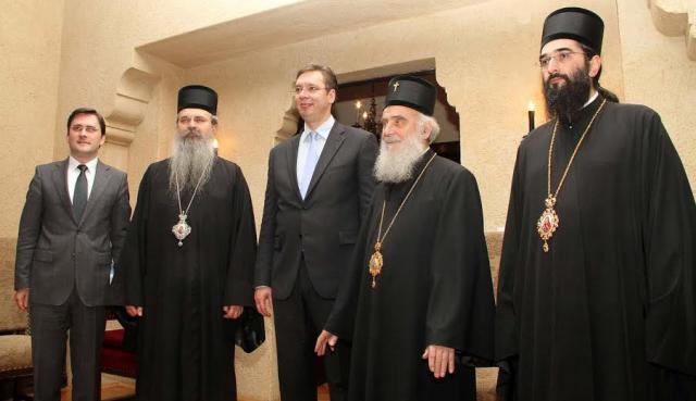 Întâlnire între Părintele Patriarh Irineu al Serbiei și premierul sârb, Aleksandar Vucic