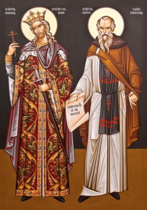 Convorbirea lui Ștefan cel Mare cu duhovnicul său, Sfântul Daniil Sihastrul