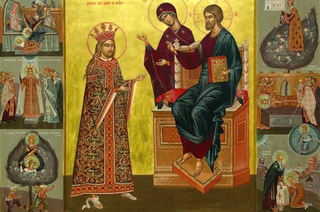 Voievodul Ştefan cel Mare și Sfânt şi Sfântul Gheorghe