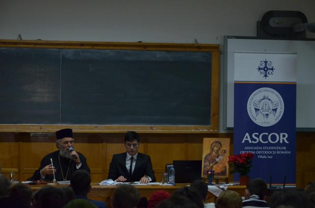 Conferință ASCOR Iași: „Dumnezeu S-a făcut Om, ca pe om să-l facă dumnezeu”